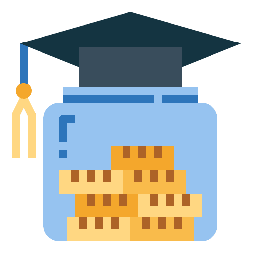 Scholarship donation grant graduate icon Scholarship donation grant graduate icon