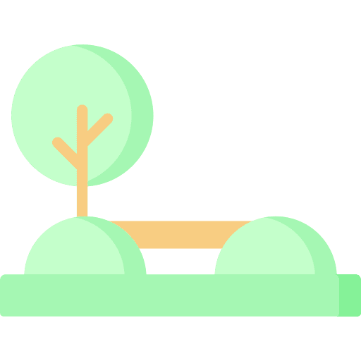 Park tree landscape nature icon Park tree landscape nature icon