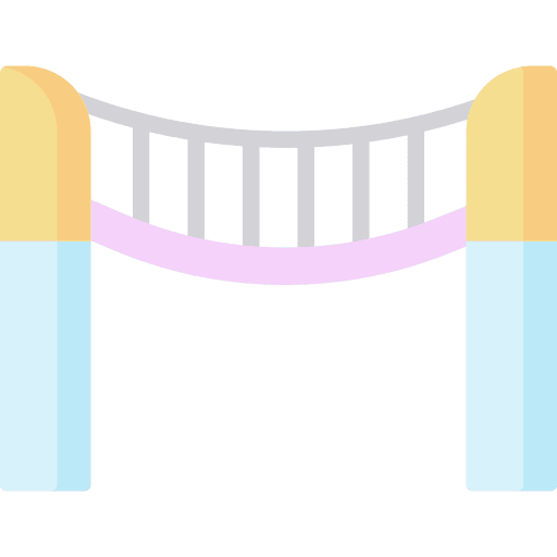 Bridge bridge kindergarten play icon Bridge bridge kindergarten play icon