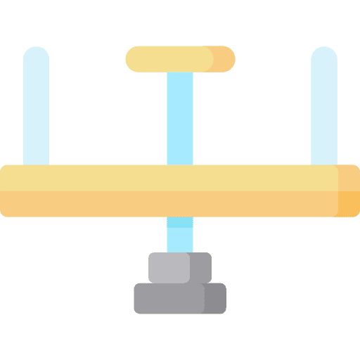 Seesaw playground kid and baby play icon Seesaw playground kid and baby play icon