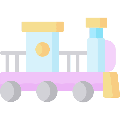 Train park play train icon Train park play train icon