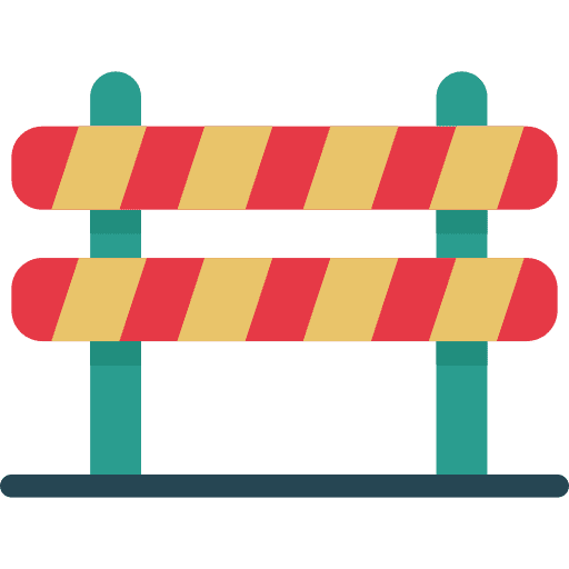 Barrier road sign road block road barrier icon Barrier road sign road block road barrier icon