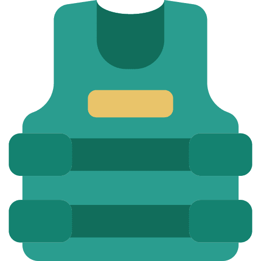 Bulletproof vest life jacket protective protection icon Bulletproof vest life jacket protective protection icon