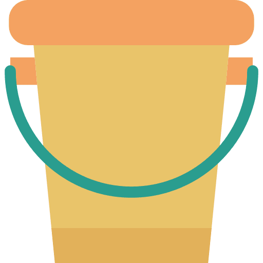 Water bucket clean miscellaneous construction and tools icon Water bucket clean miscellaneous construction and tools icon