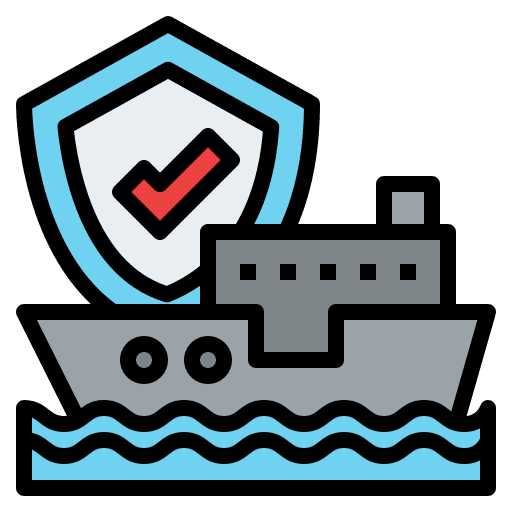 Logistics delivery sailboat ship logistics delivery icon