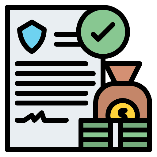 Claim protected protection insurance icon Claim protected protection insurance icon