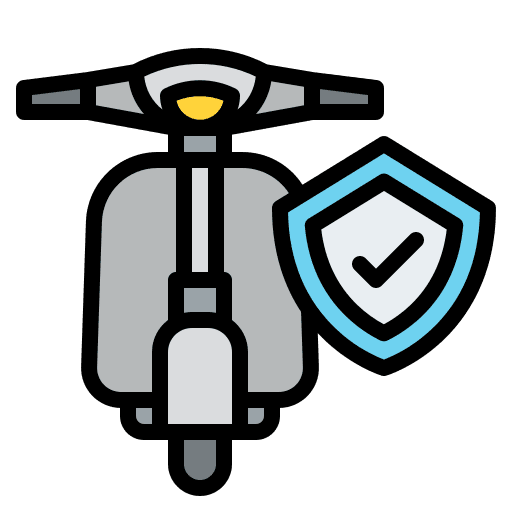 Insurance bike motorcycle insurance icon Insurance bike motorcycle insurance icon