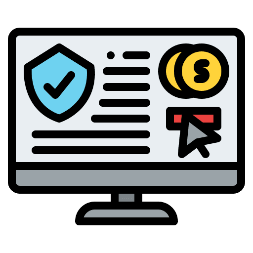 Insurance protected purchasing insurance icon Insurance protected purchasing insurance icon