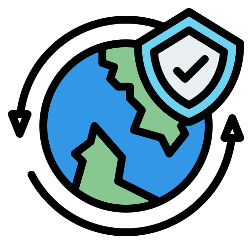 Worldwide security insurance worldwide security travel icon Worldwide security insurance worldwide security travel icon