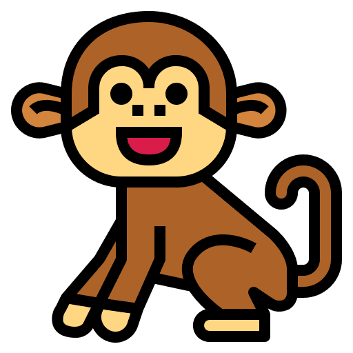 Monkey monkey animal wildlife icon