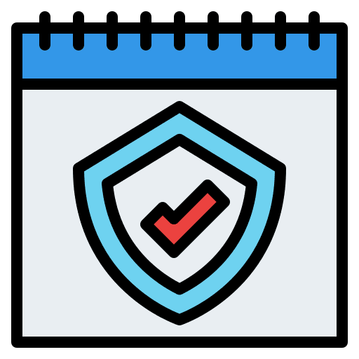 Period time insurance period time security icon Period time insurance period time security icon