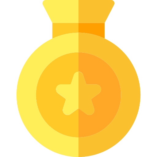 Badge winner medal reward icon Badge winner medal reward icon