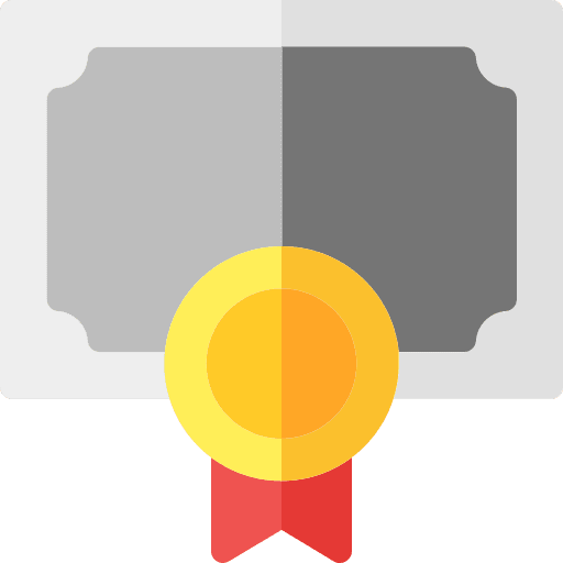 Certificate degree education patent icon