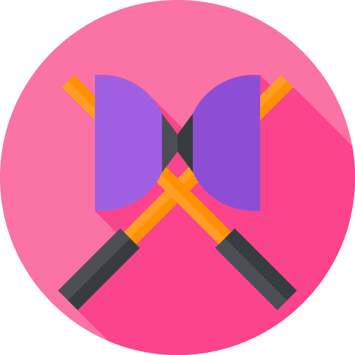 Diabolo childhood game circus icon