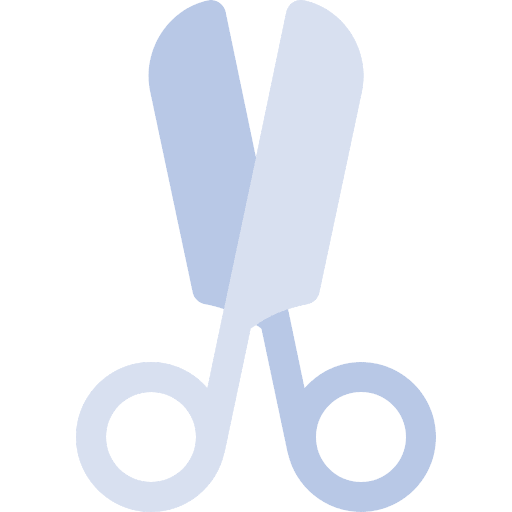 Scissors cutting education tools icon Scissors cutting education tools icon