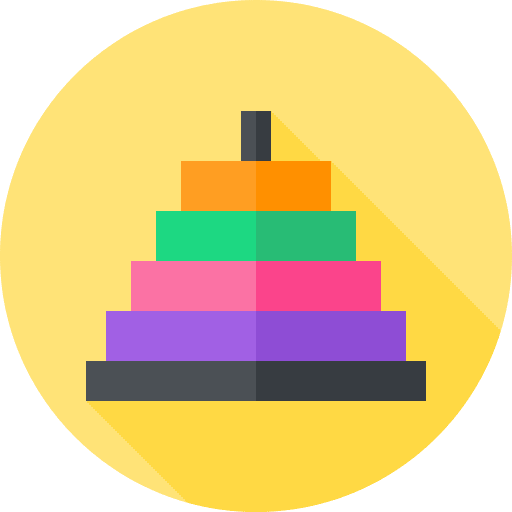 Pyramid game play pyramid icon