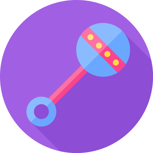 Rattle rattle childhood jingle icon