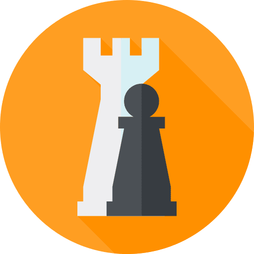 Chess strategy game chess icon