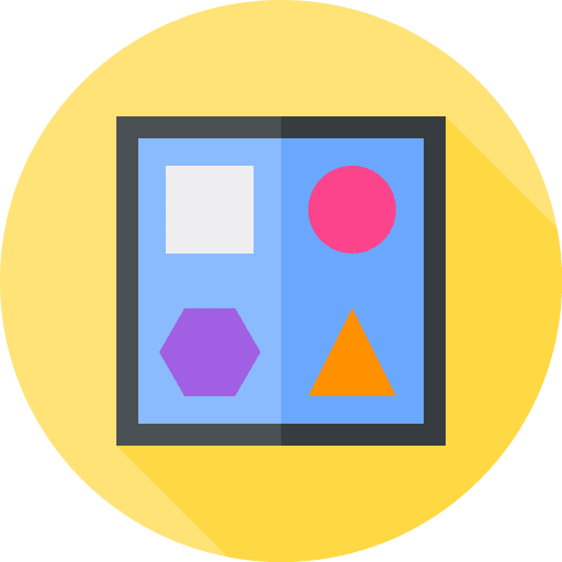 Forms children toys kid and baby play icon