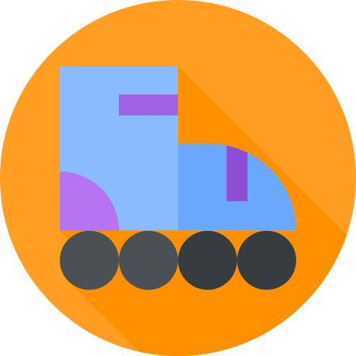 Roller skate shoes leisure roller skate icon