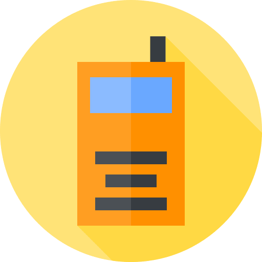 Walkie talkie frequency security electronics icon