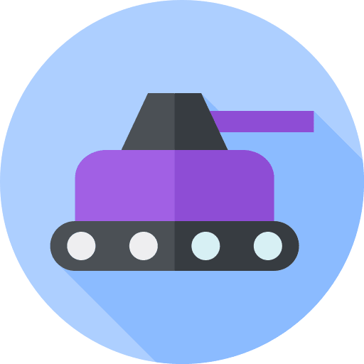 Tank kid and baby children toys tank icon