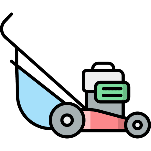 Lawn mower electronics machine cutting tool icon