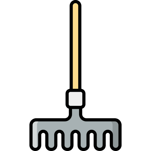Rake fork rake equipment icon Rake fork rake equipment icon