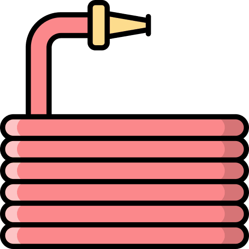 Water hose watering tool farm farming and gardening icon Water hose watering tool farm farming and gardening icon