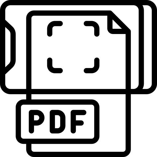 Smartphone scanner application pdf icon