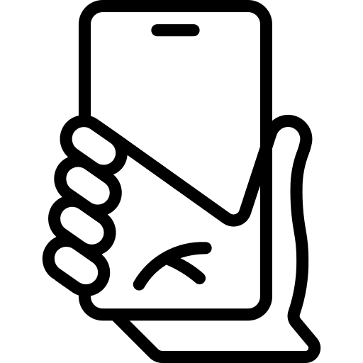 Smartphone smartphone mobilephone hand icon