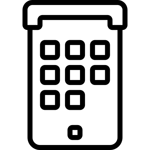 Smartphone mobile device phone icon