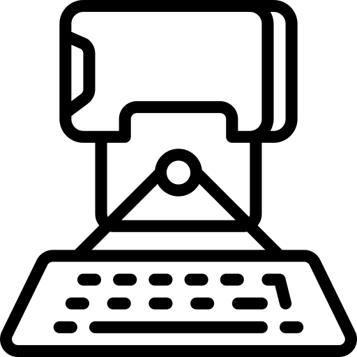 Smartphone projecting smart technology smartphone icon