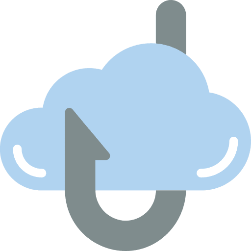 Cloud personal information password security icon