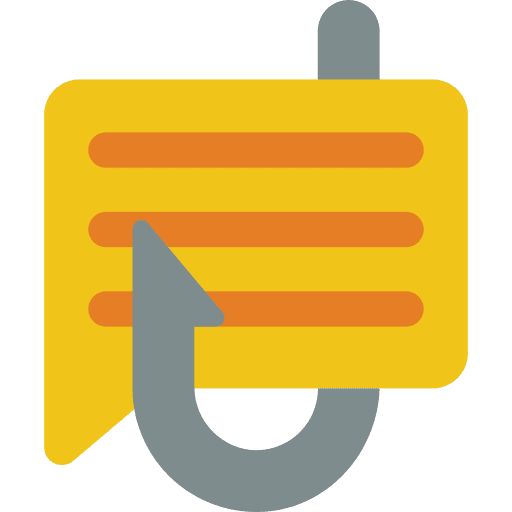 Conversation speech bubble personal information stealing icon