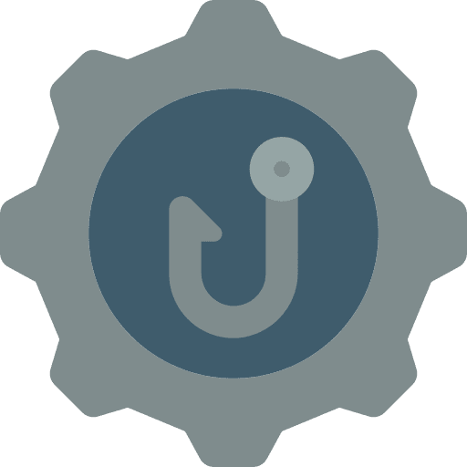 Gear password bait hook icon