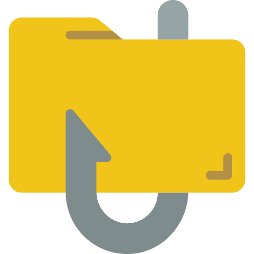 Folder phishing steal folder icon