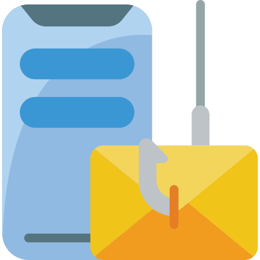 Smartphone attack smartphone password icon