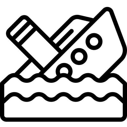 Shipwreck ship shipwreck sinking icon