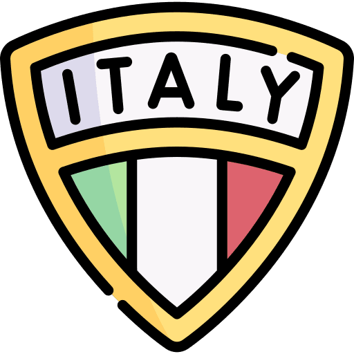 Chevron italy flags symbol icon Chevron italy flags symbol icon