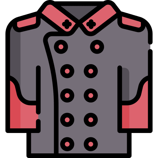 Uniform coat italy clothes icon Uniform coat italy clothes icon