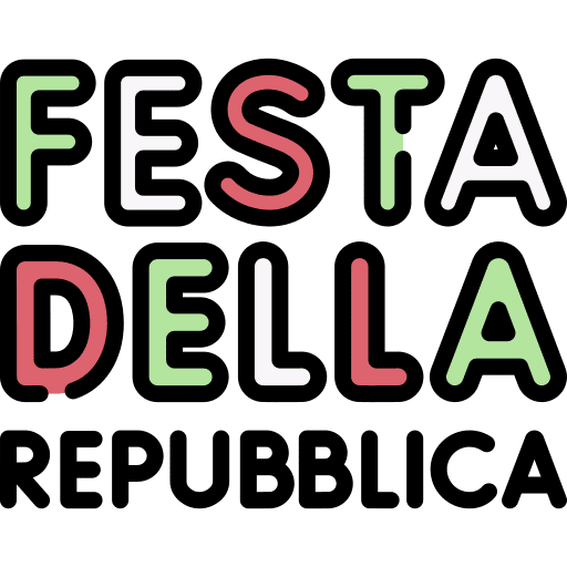 Festa della repubblica national day celebration republic day icon Festa della repubblica national day celebration republic day icon