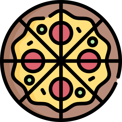 Pizza pizza fast food food and restaurant icon Pizza pizza fast food food and restaurant icon