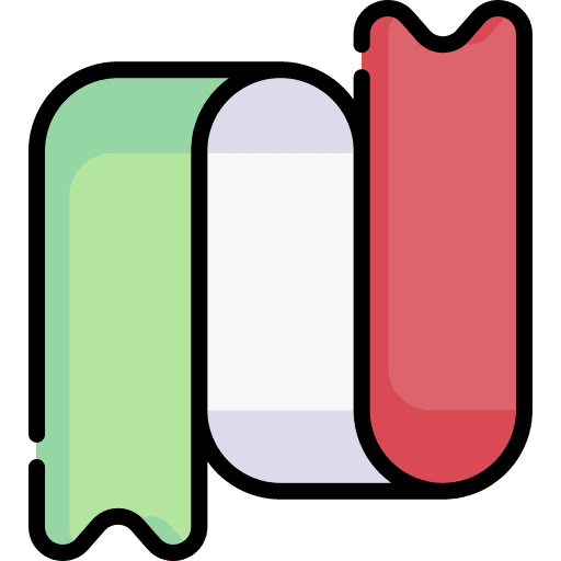 Ribbon national day festa della repubblica celebration icon Ribbon national day festa della repubblica celebration icon