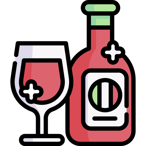 Wine food and restaurant alcohol glass icon Wine food and restaurant alcohol glass icon