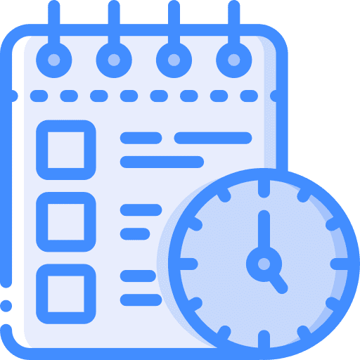 Checklist waiting list checklist time management icon