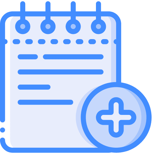 Note book file note book plus icon
