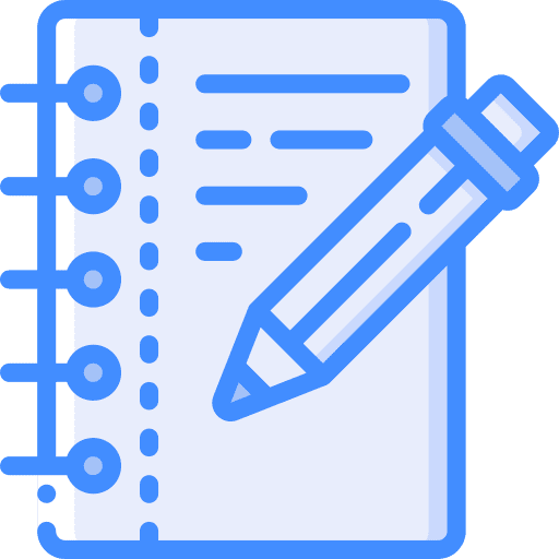 Writing writing write organization icon