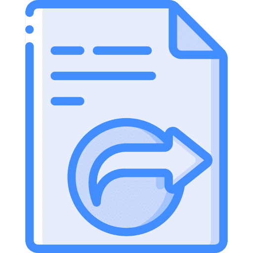 Forward files and folders checklist forward icon