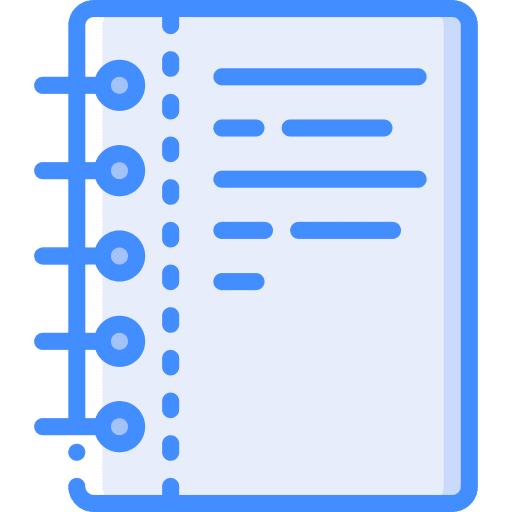 Note notebook notepad document icon